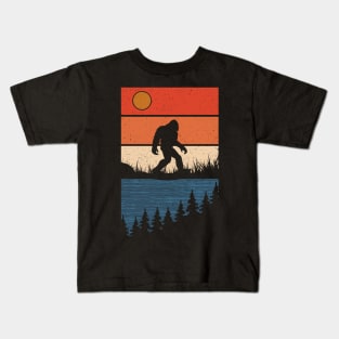 Bigfoot Lake Sunset Kids T-Shirt